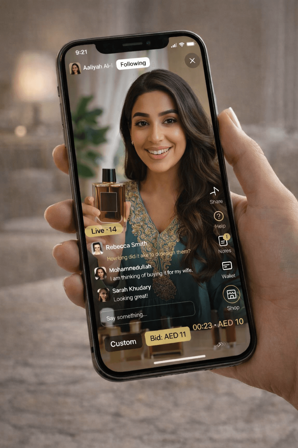 Bid & Buy — Secure what you love instantly or bid for exclusive pieces. Yours in one tap, before it's gone.